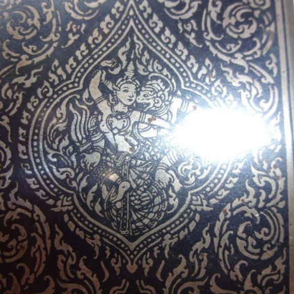 Siam Sterling Silver Man's Brush Set Niello - Picture 7 of 8